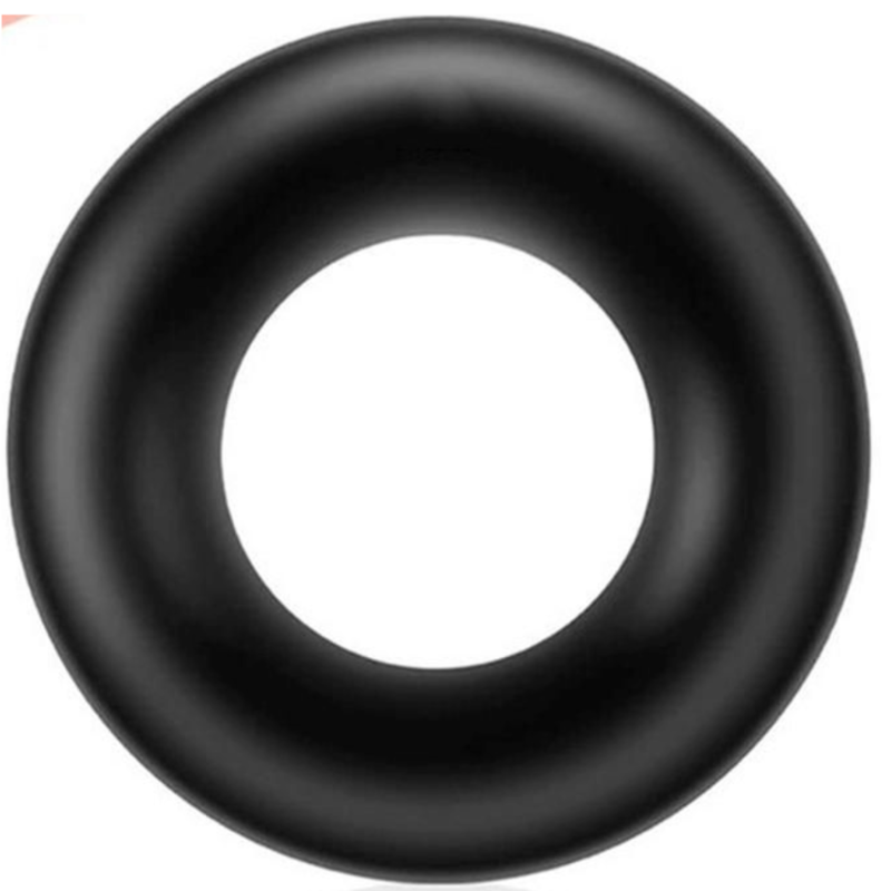 Hand Grip Ring. Aro Para Fuerza De Manos. Negro. 30 Kg. Tpr