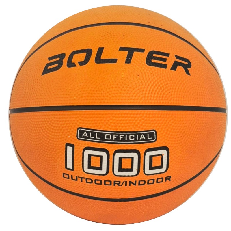 Pelota De Basquet N°5. Bolter -1000- Material Goma. Color Naranja. 
